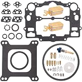 Carburetor Rebuild Kit Compatible with Edelbrock 1405 1406 1407 1408 1409 1410 1411, Carb Rebuild Kit for AFB 4 barrel 500 600 650 700 750 800 CFM Weber Marine # 809064 Carter 9000 series