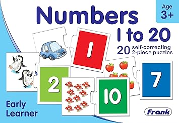 Frank Numbers 1 to 20 Puzzle for 3 Year Old Kids and Above