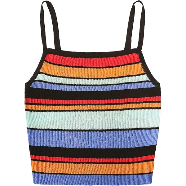 フミカウチダ　MULTICOLOR STRIPE CAMISOLE Multicolor Stripe Camisole | EUREKA FACTORY HEIGHTS