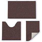Bathroom Rugs Sets 3 Piece, Extra Soft Absorbent Chenille Bath Rugs, Non Slip Rubber Backing Machine Washable Quick Dry Bath Mats for Bathroom Floor, Tub, Shower, Home Decor Accessories, Deep Brown