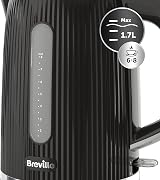 Breville Bold Black Electric Kettle 1.7L 3kW Fast Boil VKT221 view 3