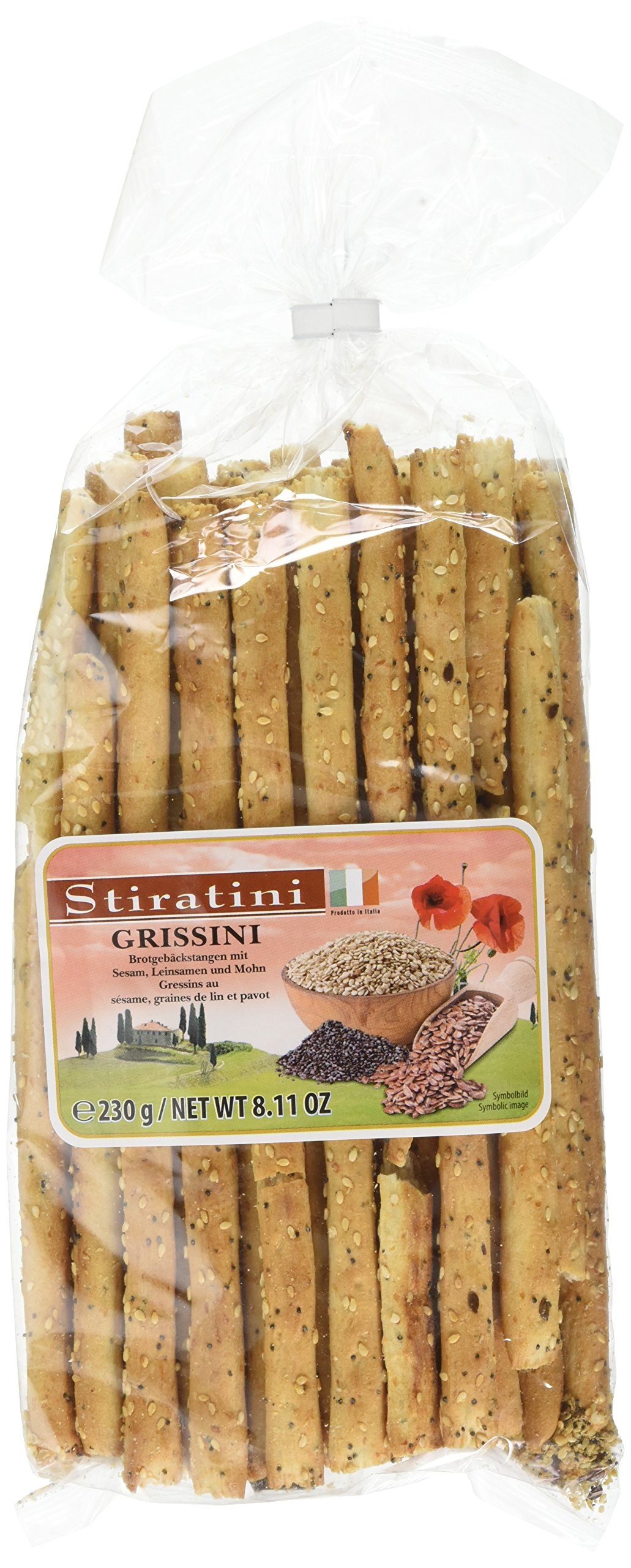 Buy z Stiratini Grissini Breadsticks with Sesame , Lin and Poppy Seed