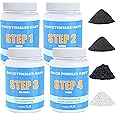 Rock Tumbler Grit and Polish Refill Kit - 6 Pounds. Value Pack for Polishing, Ideal for Up to 40 lbs. of Rocks, 4-Step Tumbling Media Kit, Compatible with Any Rock Polisher, More Grits, Better Result