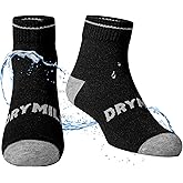DRYMILE Active Waterproof Socks, Breathable, Cushioned, Running, Hiking, For Outdoor Activities in Cool Wet Weather – Ankle