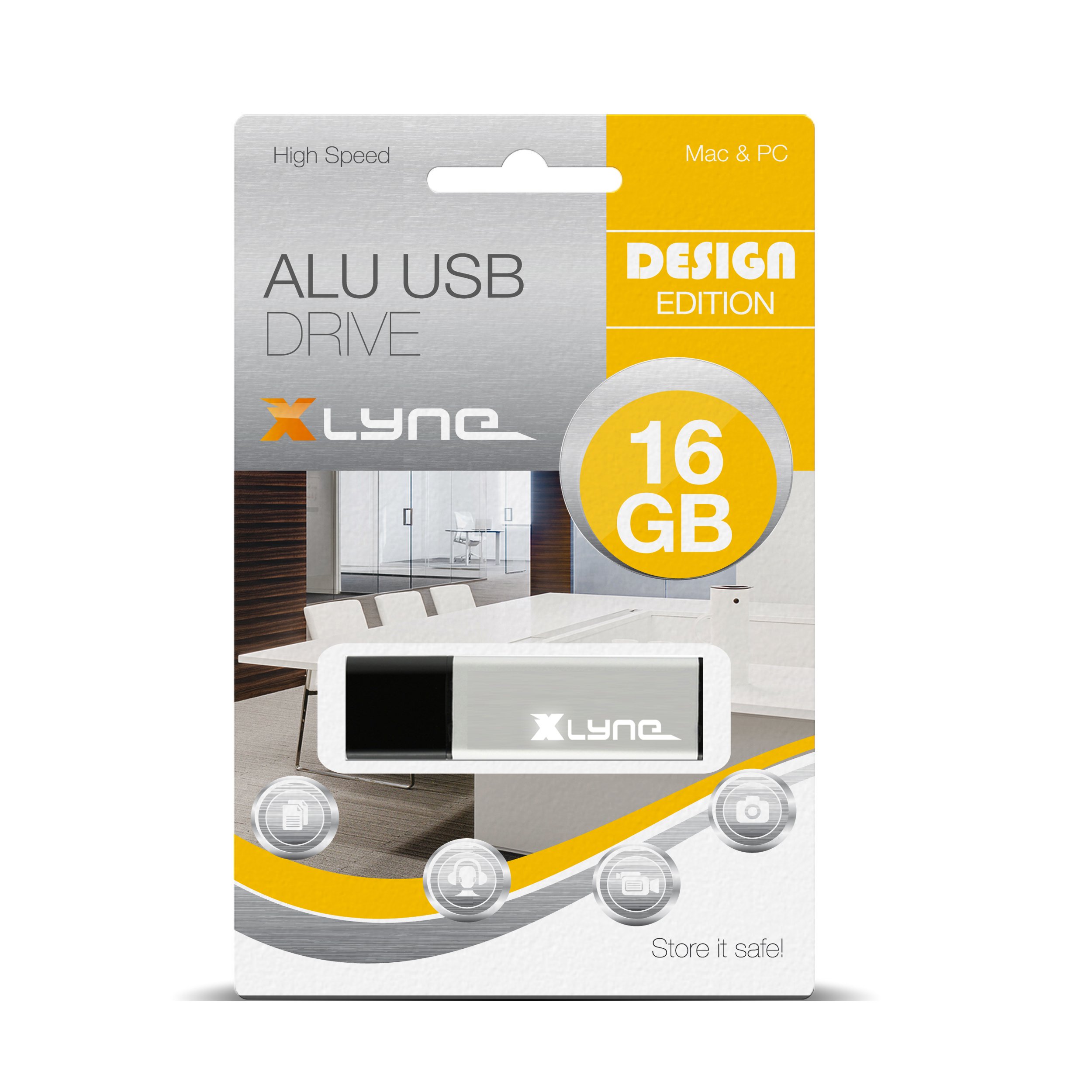 USB-Stick 16GB Xlyne 2.0 USB ALU