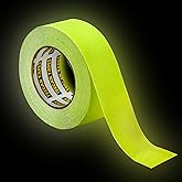 Gaffer Power Anti Slip Tape | Glow in The Dark | Non-Slip Safety Friction Tape | Waterproof Outdoor | Home, Commercial & Industrial Use, Stair Tread, Ladders | Clear Grip Tape | 2 in x 30 Ft