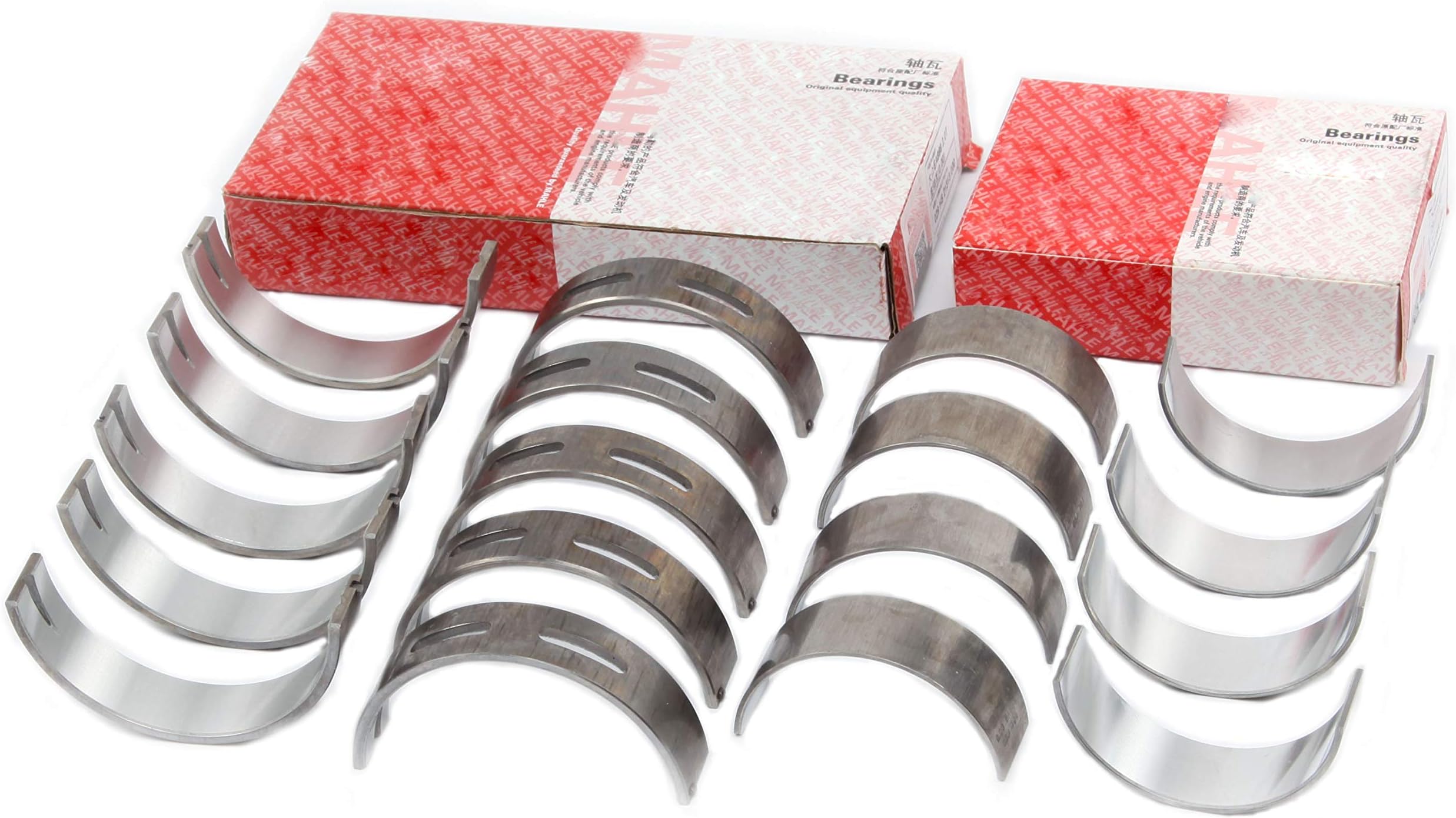 Crankshaft & Connector Rod Bearing Shell 06H105561L Set Fit For Audi TT VW Golf Skoda 2.0T