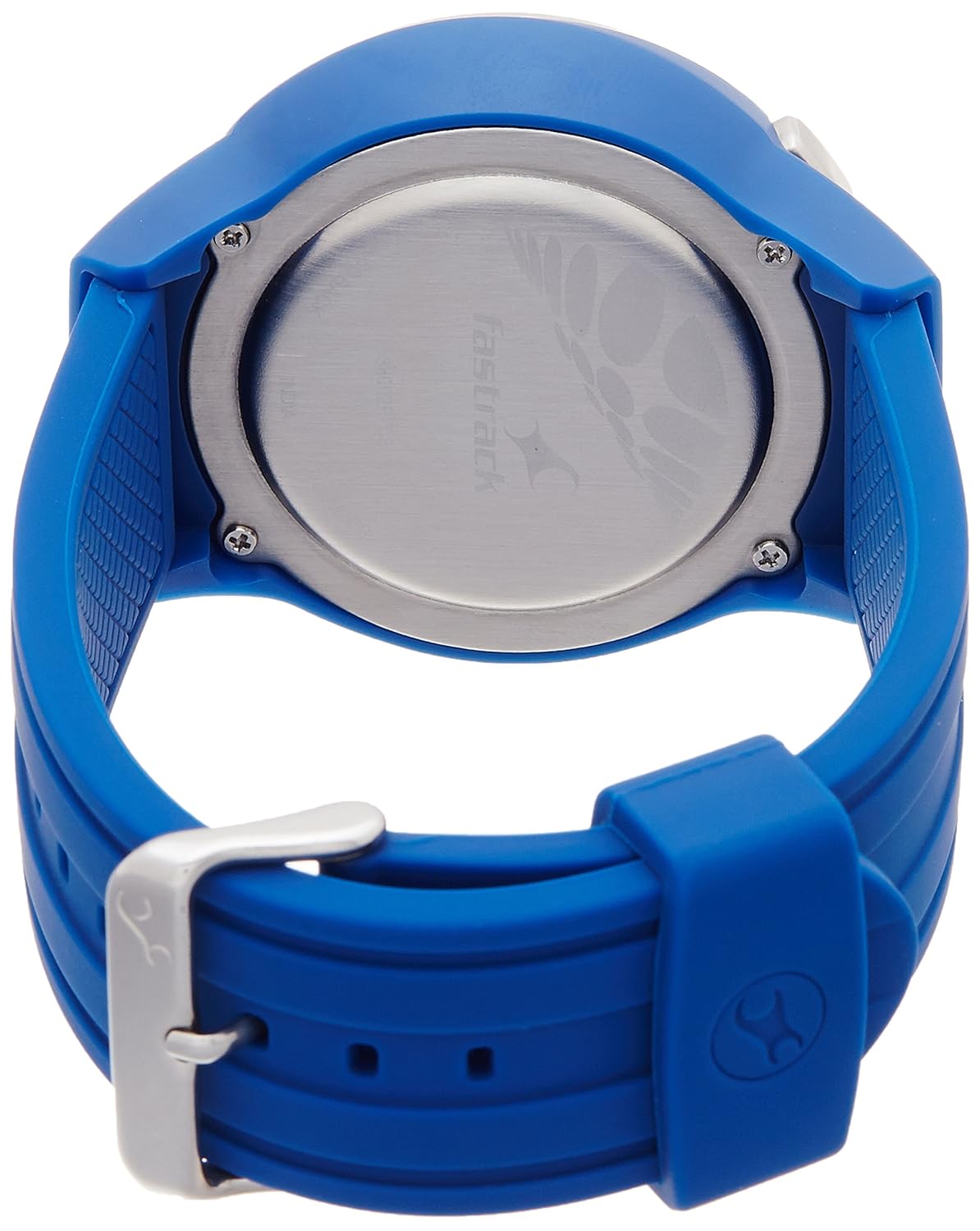 fastrack chronograph blue dial men's watch - 38002pp03j