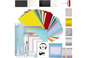 HAWERSI All-in-One Ultimate Accessories Bundle for Cricut Joy Xtra Machine,134pcs Starter Kit with 8.5in x 12in Xtra Size Tools,Supplies and Everything Material You Need for Beginners,Professionals