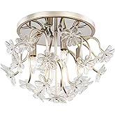 Varaluz Wildflower 4-Lt Semi-Flush - Gold Dust/Artifact