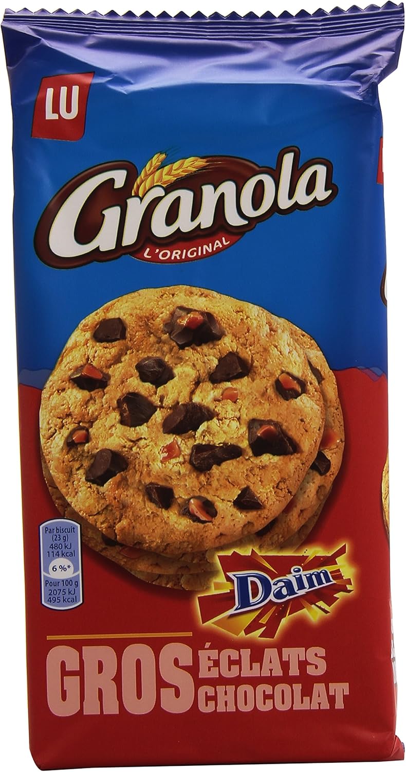 Lu Granola Cookies Gros Eclats De Chocolat Au Daim 184 G Amazon