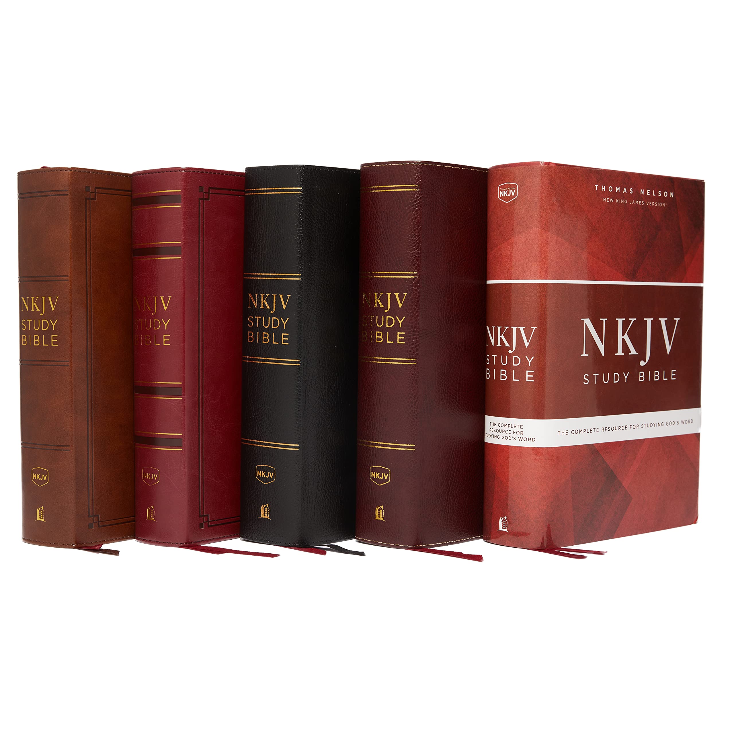 NKJV Study Bible, Premium Bonded Leather, Black, Comfort Print: The Complete Resource for Studying God’s Word NKJV Study Bible, Premium Bonded Leather, Black, Comfort Print: The Complete Resource for Studying God’s Word Bonded Leather