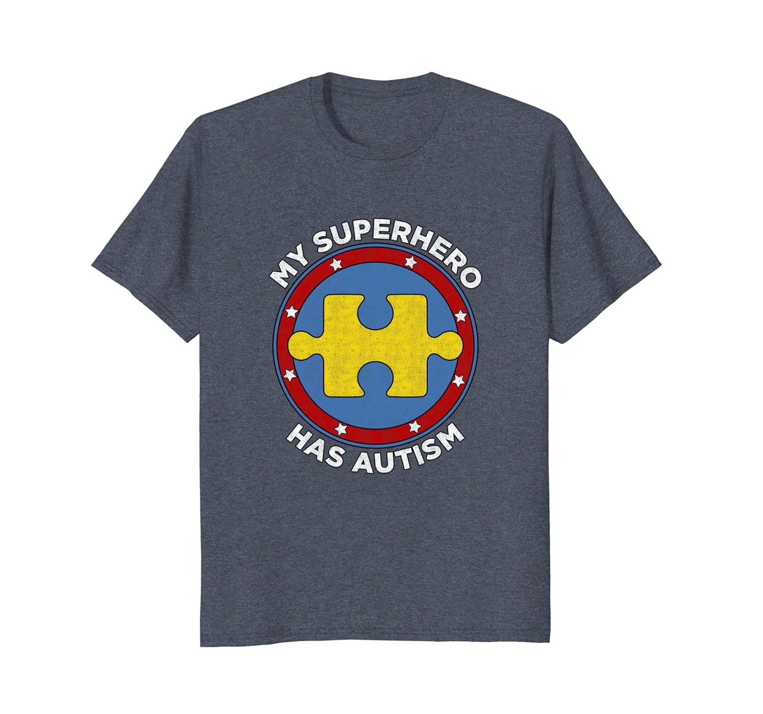 My Superhero Has Autism Awareness T-shirt Autism Superhero-anz