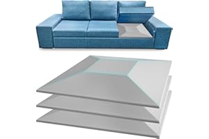 Desunqin Foam Couch Cushion Support, 20" X 20" Square Couch Supports for Sagging Cushions, High-Density Sofa Cushion Support Couch Cushion Replacement Insert Pads for Under Cushion Sag Repair