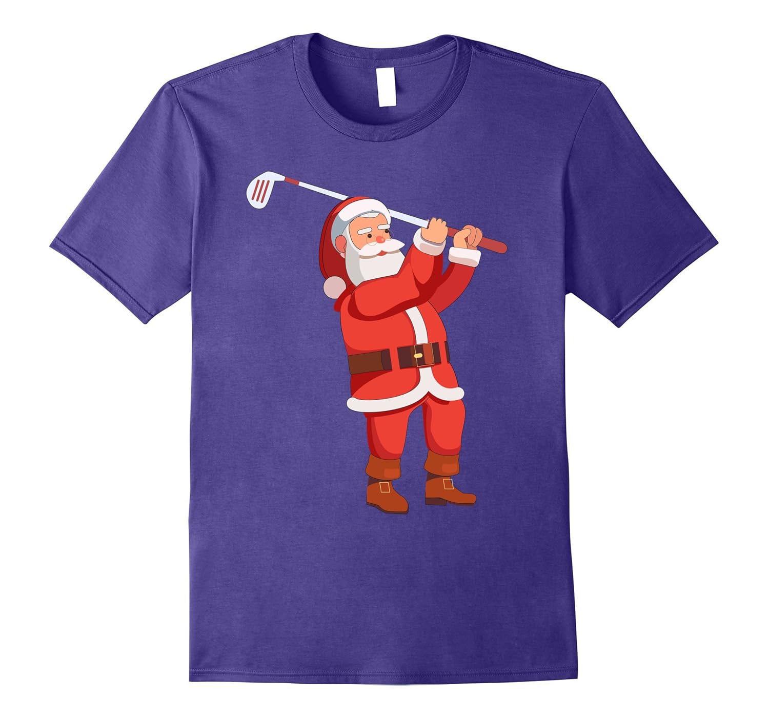 Funny Santa Claus Golf Christmas T-Shirt-ANZ