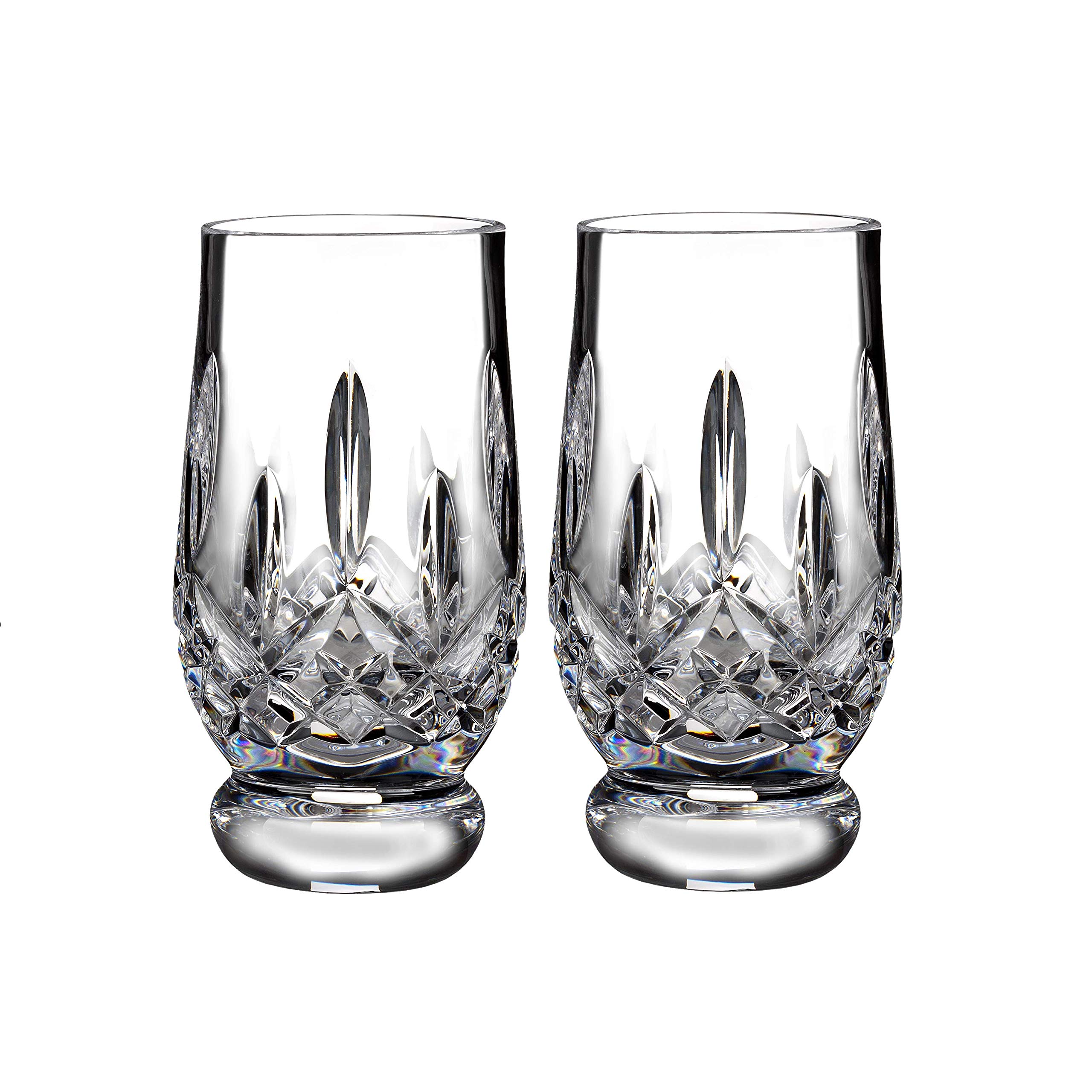 Waterford Lismore Connoisseur Collection 1058295 Tasting Footed Tumbler 7oz Pair, Non Lead Crystal