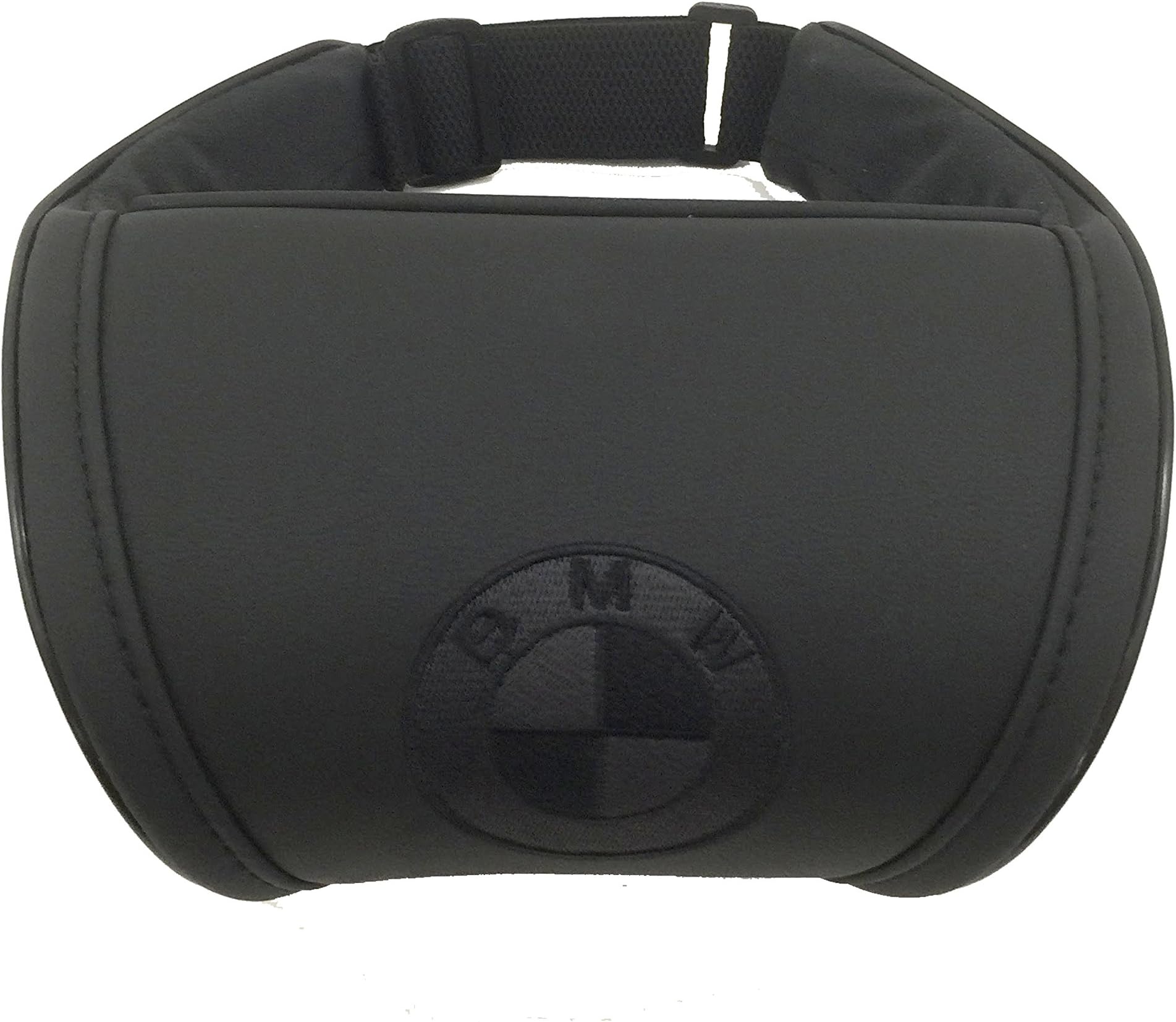 Black Neck Support Pillow Headrest Neck Cushion with Embroidered Black Emblem Car Interior Accessories Great idea for a Gift to The Driver!