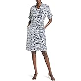 NIC+Zoe Womens Etched Angles Belted Devon Dress