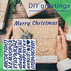Llewyn 730 Pieces 10 Sheets Letter Stickers,Self