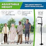 HONEYBULL Folding Walking Stick Adjustable Foldable Cane Pivot Tip 3 Prong view 7