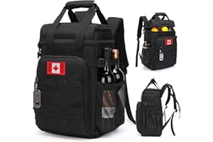 Tactical Backpack Cooler,Lunch Backpack for Men Adults Work with Handle，Soft Cooler Backpack Insulated Waterproof Leak Proof