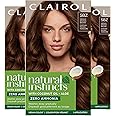 Clairol Natural Instincts Demi-Permanent Hair Dye, 5BZ Medium Bronze Brown Hair Color, Pack of 3
