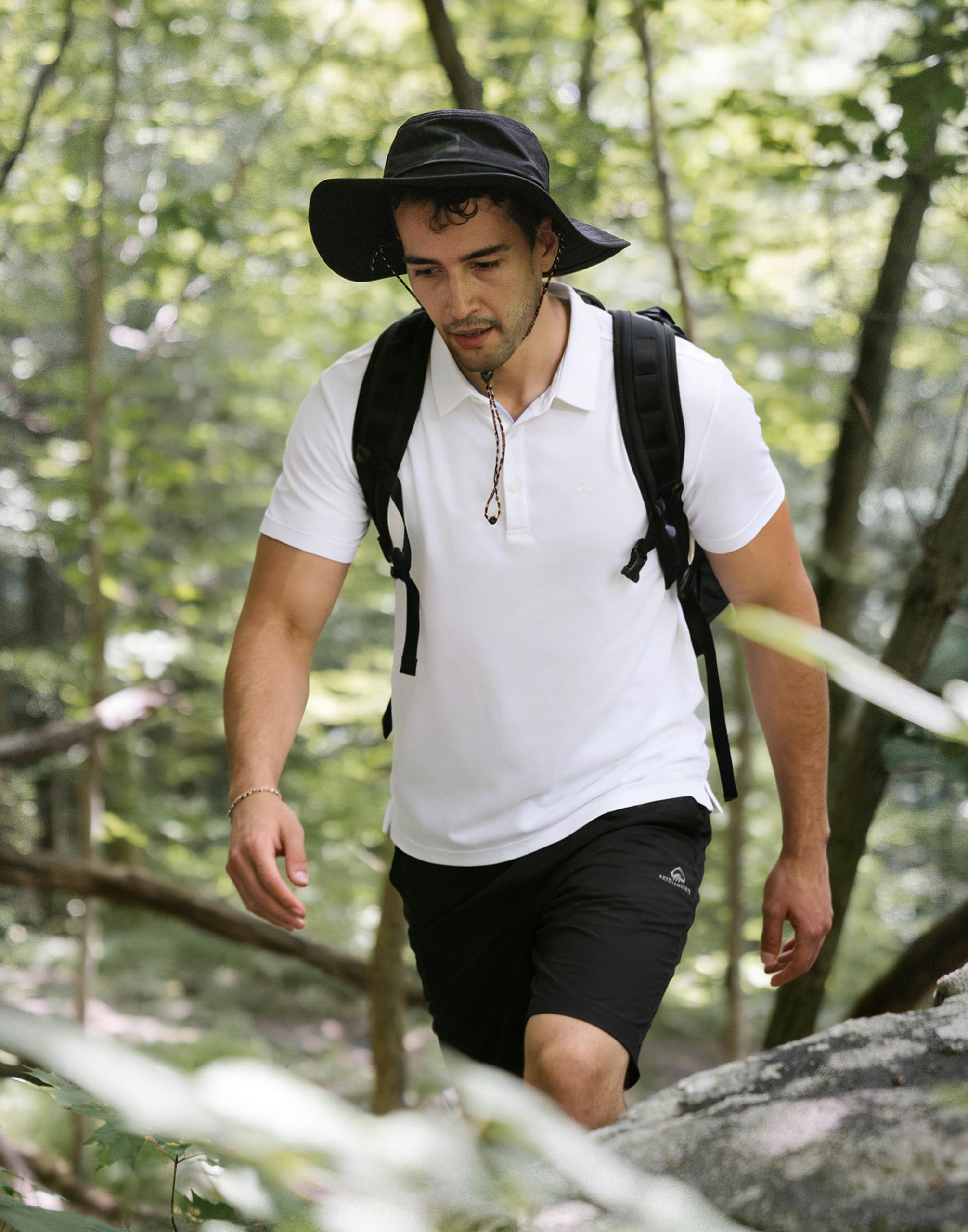 Pioneer Camp Sportshirt Herren Kurzarm – Atmungsaktives Golf & Tennis Polohemd mit UPF 50+ Sonnenschutz, Schnelltrocknend für Sommer und Freizeit 3