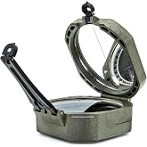 Brunton Standard Pocket Transit (Tactical Edition) &ndash; Professional Aluminum Land Navigation Compass with Induction Damped Needle, Clinometer, and 0-360 Degree Azimuth &ndash; Made in USA