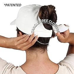 Ponyflo Womens Ponytail Baseball Cap - Curly Hair