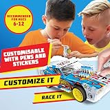 Bladez Hot Wheels Rodger Dodger Make Your Own Craft Set with Pull Back Motors view 3
