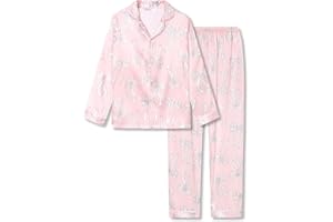 Topgal Satin Pajamas for Girls – Coat Style Unicorn Long Sleeve Silky Button Down PJ Set Size 6-16