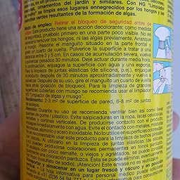 Limpiador de moho en paredes