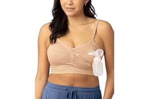 Kindred Bravely Sublime Pumping Bra Hands Free, Adjustable Pumping & Nursing Bra with EasyClip for All Breast Pumps