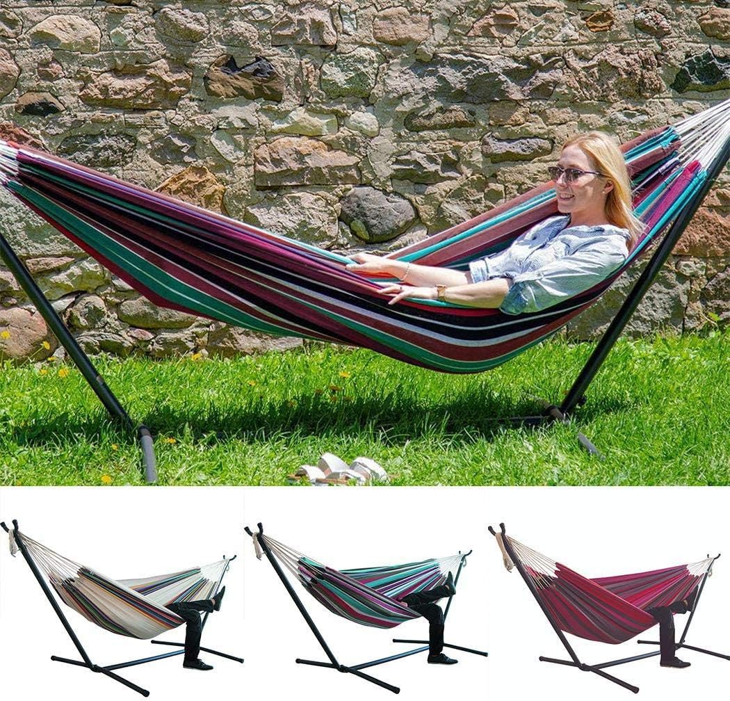 lazinem Comfort Durability Striped Hanging Chair Large Hammock Chair Hammocks (Without Shelf)