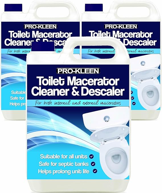 15L of ProKleen Toilet Macerator Cleaner & Descaler Highly