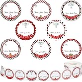 Clabby 500 Pieces Christmas from Santa Stickers Gift Name Tags 1.5 Inch Self Adhesive Round Xmas Envelope Seal Label Sticker for Xmas Party Holiday Cards Gift Wrapping