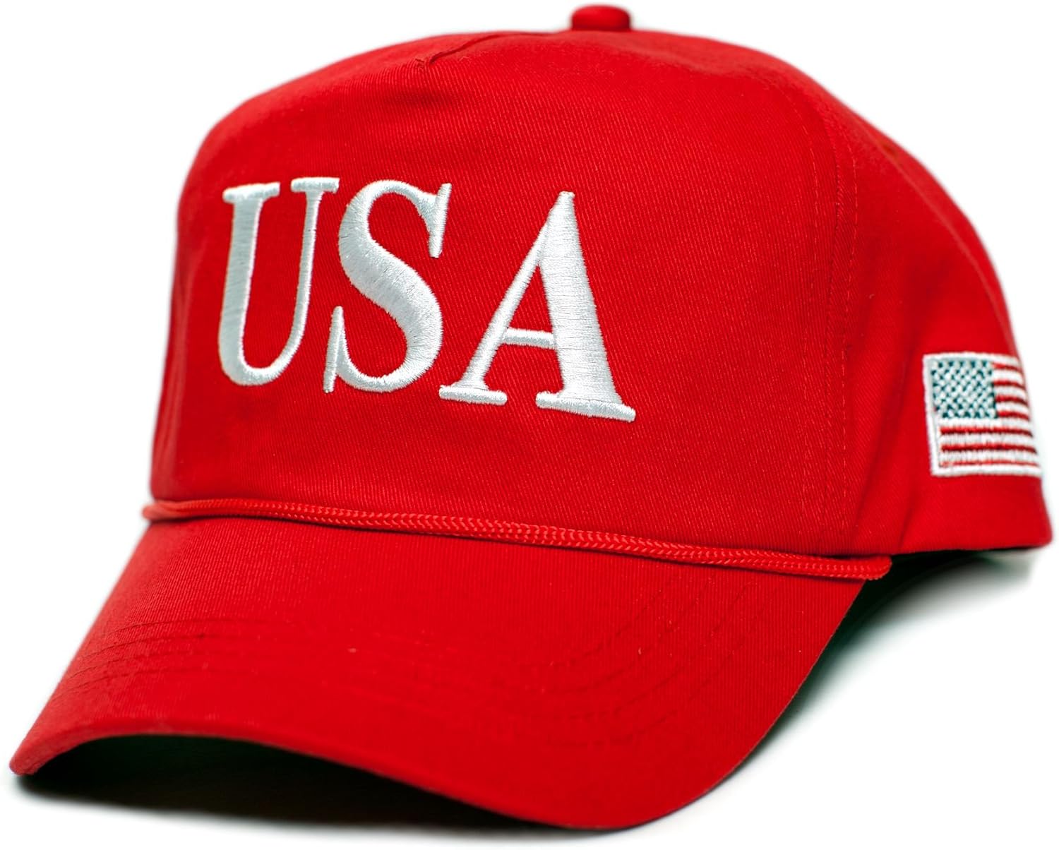 USA 45 Trump Make America Great Again Embroidered hat One Size Adult Red, White Cap