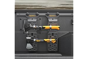 Trumgeta Truck Bed Rail Mount Holder Fit for Toyota Tundra 2016-2026, Bed Rail Modular Accessory Mount for Bike, Shovels, Axe