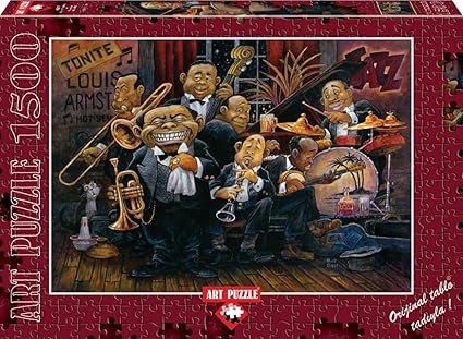Louis Armstrong And His Orchestra By Bill Bell 1500 Piece Puzzle