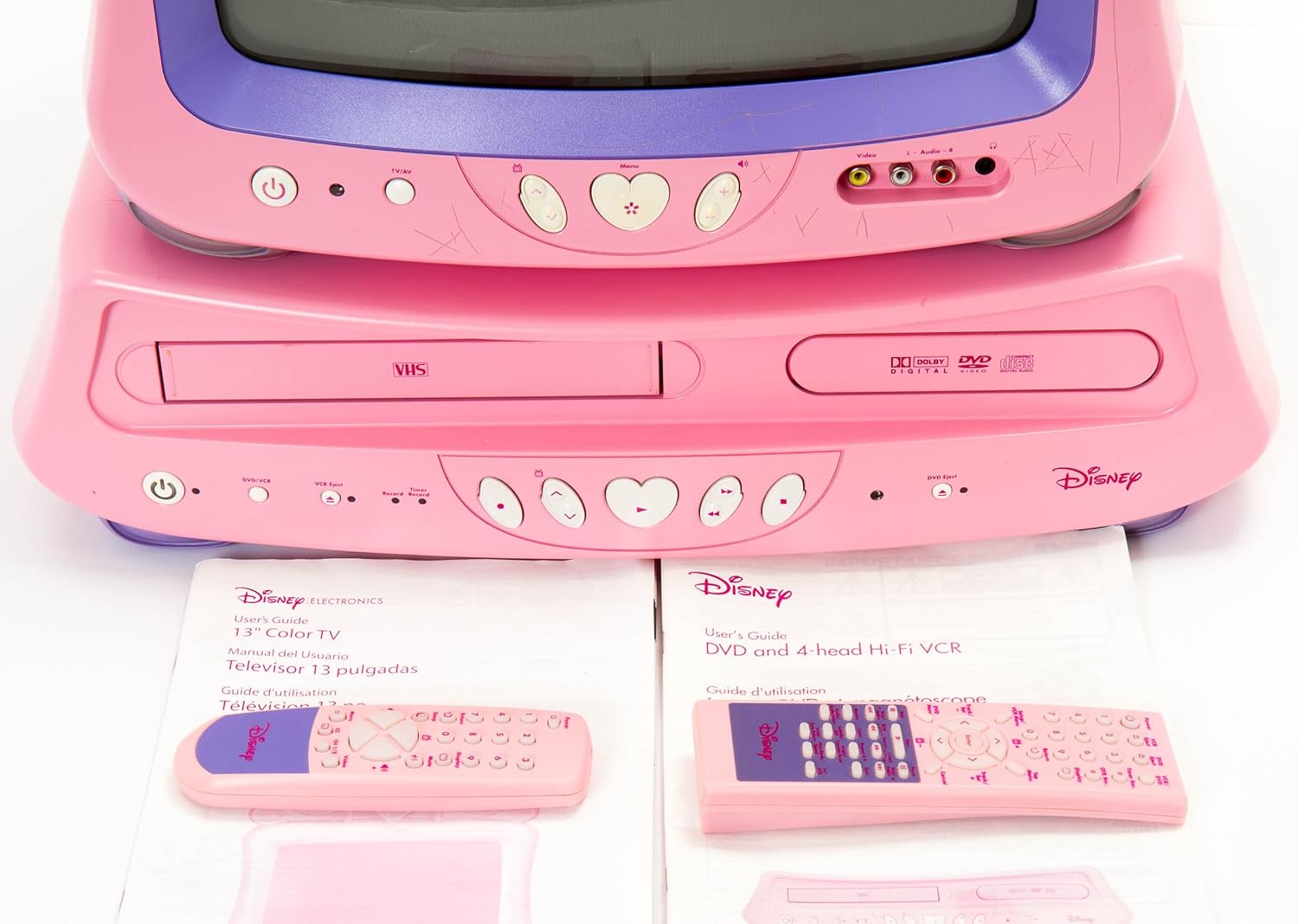 Disney Dvd Vhs Player A B C Learn