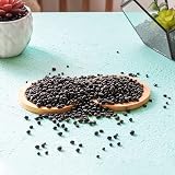T4U Tumbled Black Gravel Chips 2 LB Irregular Natural Rock Pebbles 4-6mm view 9
