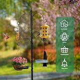 Urban Deco Bird Feeding Station Kit with Deluxe Feeders and Tray view 7