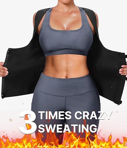 GAODI Women Waist Trainer Vest Slim Corset Workout Sweat Tank Top