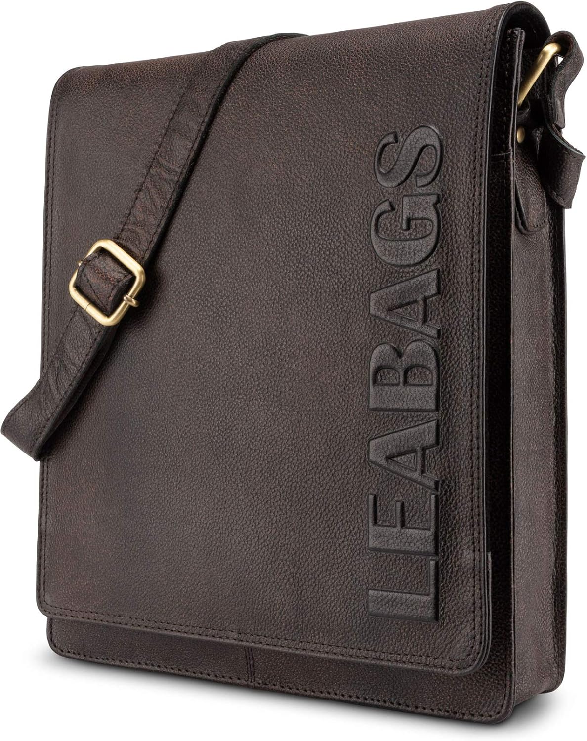 alexa topstitched leather shoulder bag