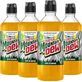 SodaStream Diet Mountain Dew Drink Mix, 4 Pack Soda Syrup for Sparkling Water Makers, Zero Calorie Sodastream Flavors, Makes About 96 Drinks, 4 x 14.9 Fl Oz (440ml)