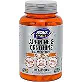Arginine Ornithine Now Foods 100 Caps