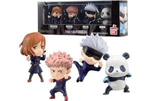 Bandai Namco - Jujutsu Kaisen Adverge Figure Box Set B (Nobara Kugisaki, Yuji Itadori, Satoru Gojo, Panda), Adverge Figure Box Set 2.2 inch (Pack of 4)