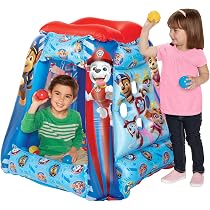 Paw Patrol Piscine à balles musicale pour enfants avec 20 balles souples et flexibles – Comprend la voix de Marshall – 3 façons différentes de jouer