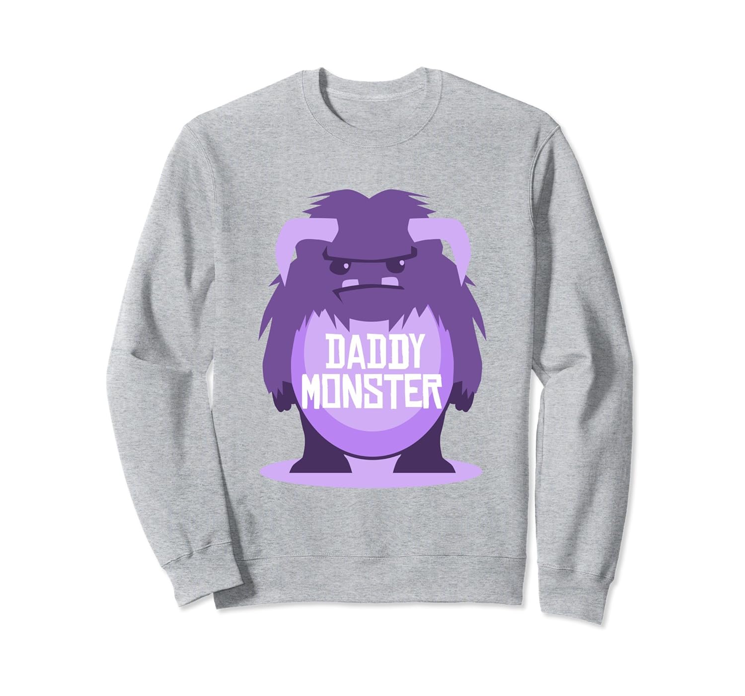 Daddy Monster Family Halloween Sweatshirt Parent Costume-Rose