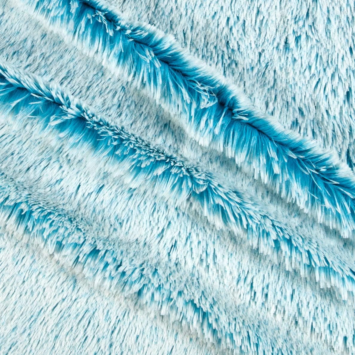 Luxe Cuddle\u00ae Seal in Aqua Sea High Pile Plush MINKY from Shannon